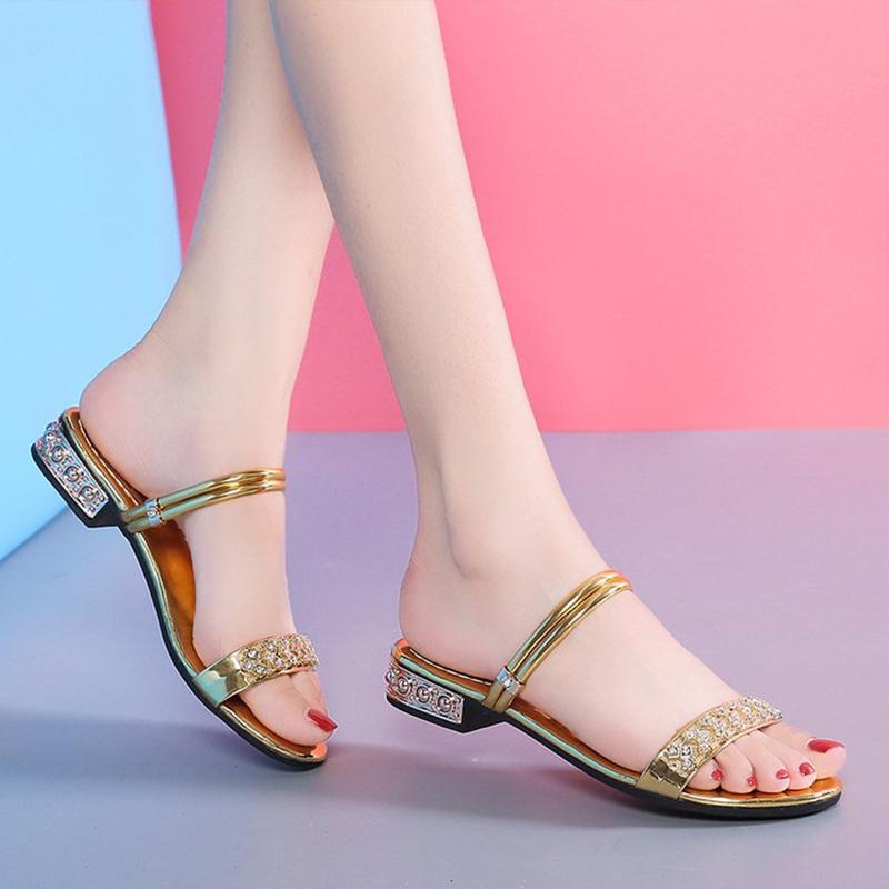 Women Summer Sandals Ladies Bling PU Leather Shoes Woman Gold Silver Open Toe Female Footwear Slip On Fashion Casual Sandals, Light gold
Women Summer Sandals Ladies Bling PU Leather Shoes Woman Gold Silver Open Toe Female Footwear Slip On Fashion Casual Sandals, Light gold