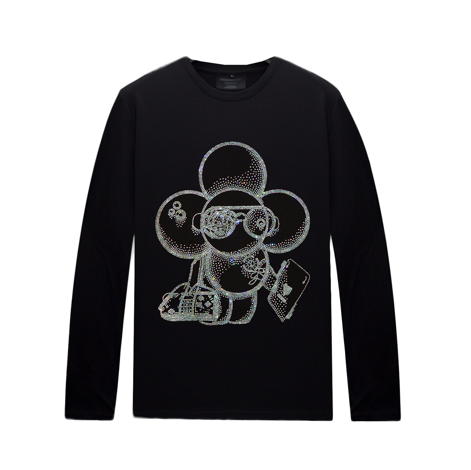 Multiple Design/Sizes Long Sleeve Rhinestone T-Shirt for Mens Women - Spring Autumn O-Neck Tee Streetwear Tops Base Shirts, 198
Multiple Design/Sizes Long Sleeve Rhinestone T-Shirt for Mens Women - Spring Autumn O-Neck Tee Streetwear Tops Base Shirts, 198