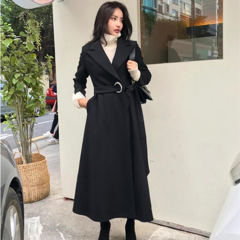 Autumn Winter New Hot Sale Coat 2020 Casual Adjustable Waist Women Woolen Overcoat Slim Suit Collar Coat Lady Wind Long Jacket, Black
Autumn Winter New Hot Sale Coat 2020 Casual Adjustable Waist Women Woolen Overcoat Slim Suit Collar Coat Lady Wind Long Jacket, Black