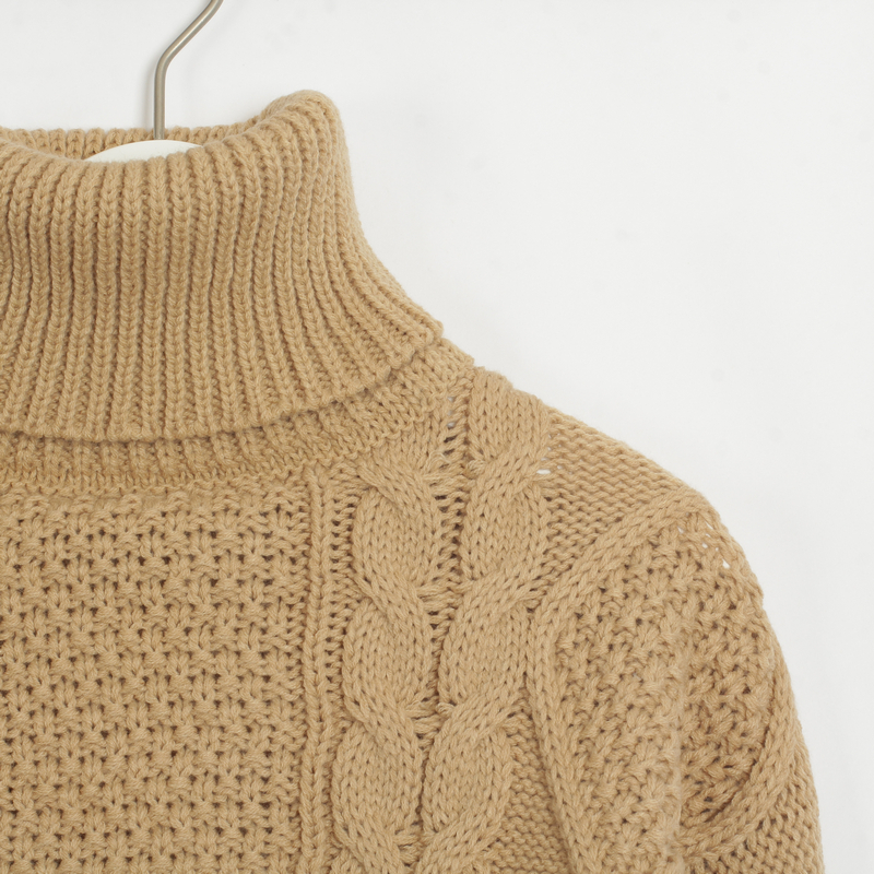Wixra Womens Sweater Pullovers Thick Casual Turtleneck Solid Autumn Winter Female Knit High Stretch Full Sleeve Twisted Jumpers 201221