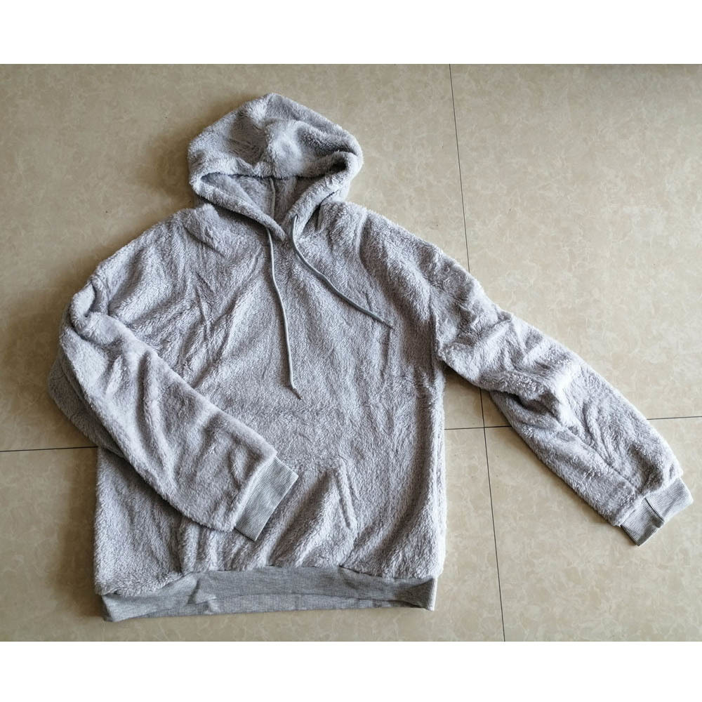 Winter Fleece Sweater Oversized Fluffy Fleece Hoodies Sherpa Warm Pullovers Autumn Winter Streetwear 201118