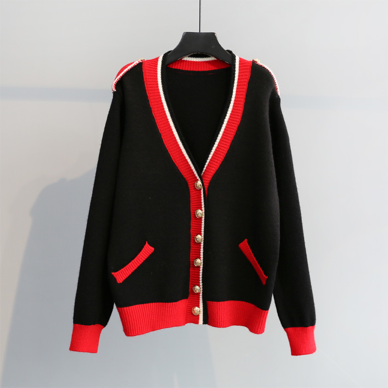 Graceful Sweater Cardigan Coat Women's New Year New Style Red Spring Clothing Fashion Sweater Short Tops Fashion 201031