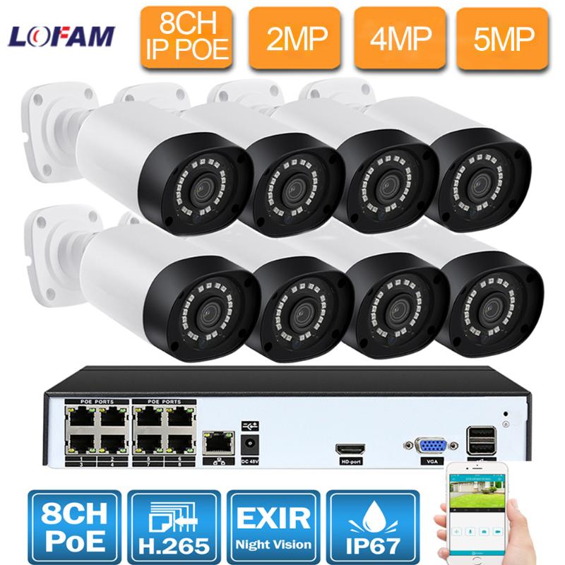 LOFAM H.265 Video Surveillance System 8CH 2.0MP 4.0MP 5.0MP CCTV POE NVR Kit Indoor Outdoor POE IP Security Camera System
LOFAM H.265 Video Surveillance System 8CH 2.0MP 4.0MP 5.0MP CCTV POE NVR Kit Indoor Outdoor POE IP Security Camera System