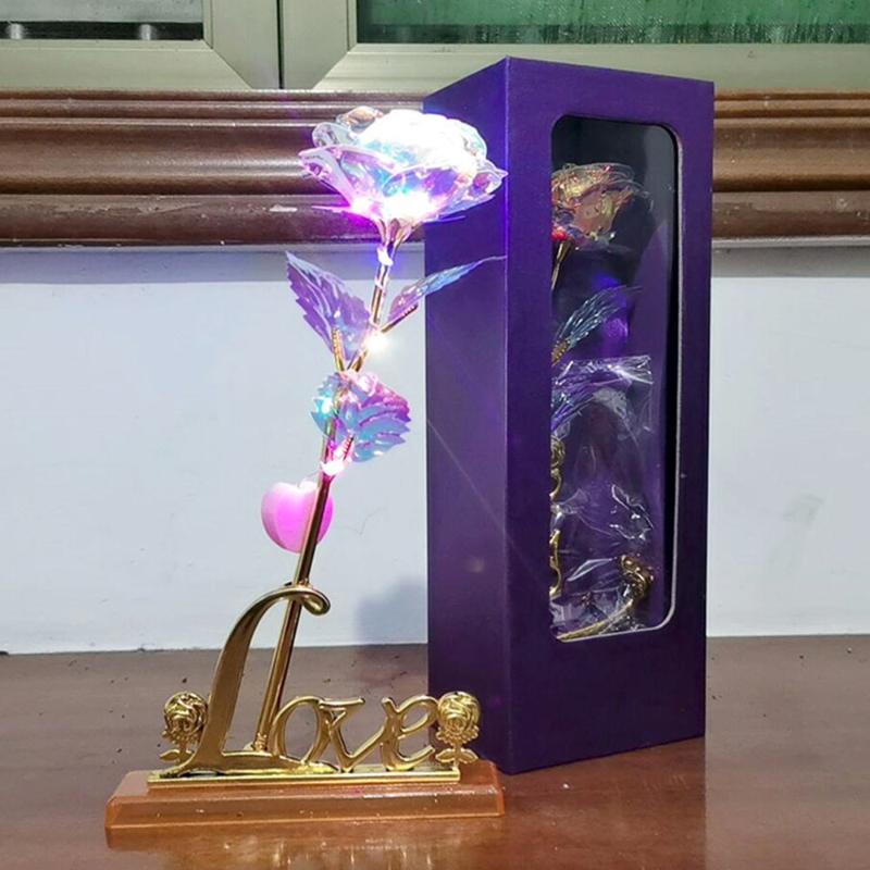Luminous Gold Foil Roses Simulation Bouquet Set Preserved Rose With LED Light And Display Stand For Valentine'S Day Mother'S Day, No light
Luminous Gold Foil Roses Simulation Bouquet Set Preserved Rose With LED Light And Display Stand For Valentine'S Day Mother'S Day, No light