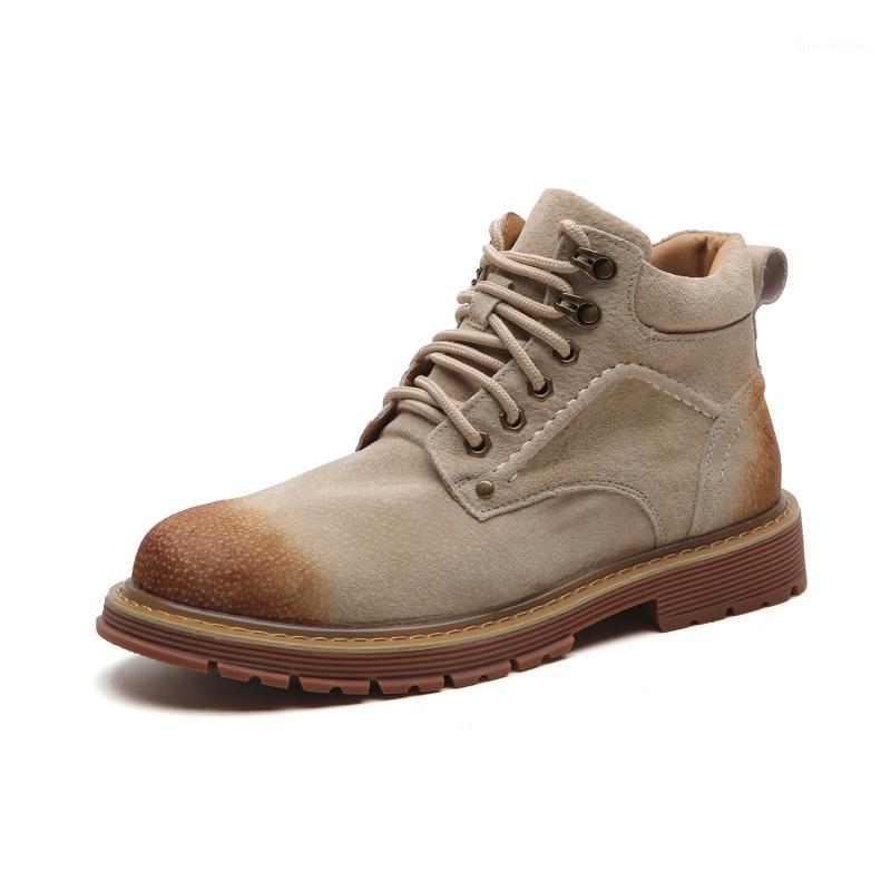 England style mens luxury fashion outdoor desert boots genuine leather tooling shoes platform cowboy ankle boot lace-up bota man1, Beige
England style mens luxury fashion outdoor desert boots genuine leather tooling shoes platform cowboy ankle boot lace-up bota man1, Beige
