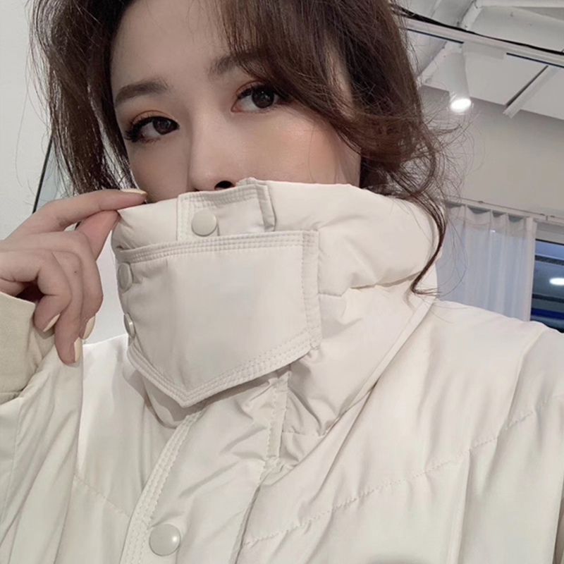 Fitaylor Winter Stand Collar Long Puffer Jacket Women 90% White Duck Down Coat Casual Loose Thick Parkas Belt Warm Snow Outwear 201202