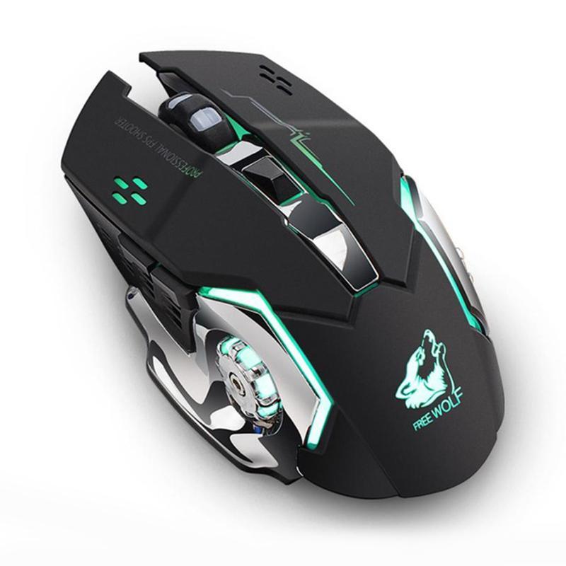 Rechargeable Wireless Silent LED Backlit Gaming Mouse USB Optical Mouse For PC Wireless Gaming & Receiver r30
Rechargeable Wireless Silent LED Backlit Gaming Mouse USB Optical Mouse For PC Wireless Gaming & Receiver r30