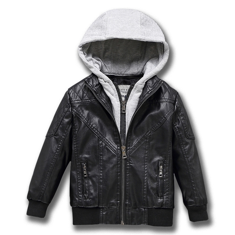 Spring Boys Jacket can detached Hood Leather Winter Warm Child Coat Thicken PU Leather Casual Children Clothing Outerwear 4-13Y 201104, Thin
Spring Boys Jacket can detached Hood Leather Winter Warm Child Coat Thicken PU Leather Casual Children Clothing Outerwear 4-13Y 201104, Thin