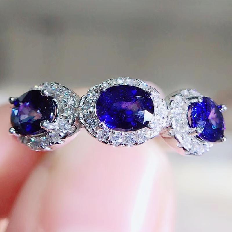 Cluster Rings Per Jewelry Natural Sapphire Or Ruby Emerald Ring 0.5ct*3pcs Gemstone 925 Sterling Silver Fine Q2042620, Golden;silver
Cluster Rings Per Jewelry Natural Sapphire Or Ruby Emerald Ring 0.5ct*3pcs Gemstone 925 Sterling Silver Fine Q2042620, Golden;silver