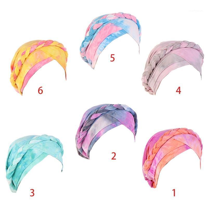 Women Boho Pre-Tied Turban Hat Twisted Braided Hair Cover Wrap Muslim Hijab Gradient Tie-Dye Print Hair Loss Chemo Cap1
Women Boho Pre-Tied Turban Hat Twisted Braided Hair Cover Wrap Muslim Hijab Gradient Tie-Dye Print Hair Loss Chemo Cap1