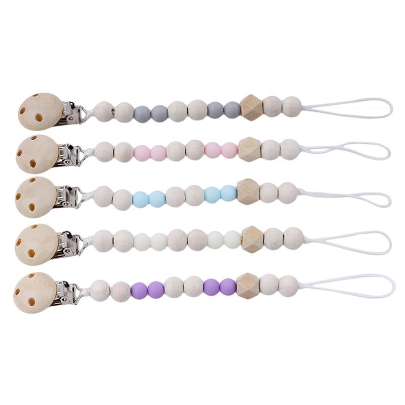 Pacifiers# Silicone Pacifier Clip Chain Baby Teething Soother Chew Toy Dummy Clips Beech Beads Cartoon Wooden Pendant Born GiftPacifiers#
Pacifiers# Silicone Pacifier Clip Chain Baby Teething Soother Chew Toy Dummy Clips Beech Beads Cartoon Wooden Pendant Born GiftPacifiers#