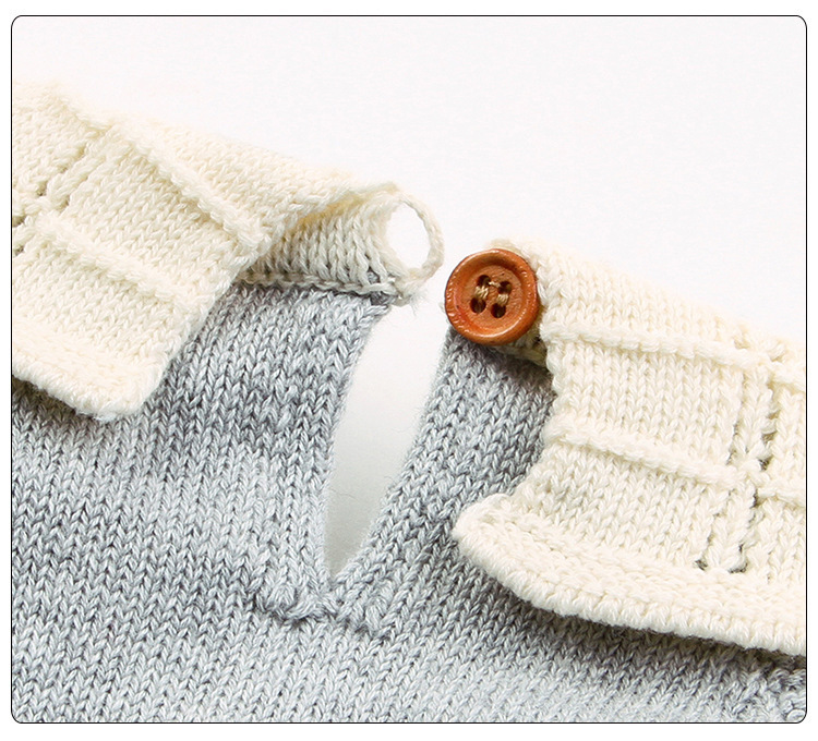 Knitted Clothes Newborn Girl Cotton Infant Rompers For Boys Girls New Born Jumpsuit Baby Boy Romper 201027