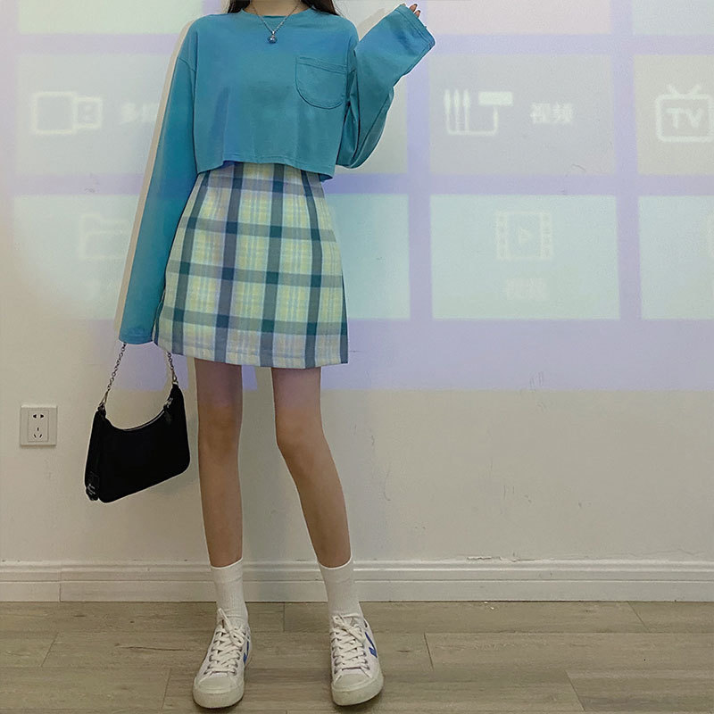 2021 New 5-color Korean style short women head firm pocket long t-shirt Women's femme (x1493) SNUY, 1495 skirt
2021 New 5-color Korean style short women head firm pocket long t-shirt Women's femme (x1493) SNUY, 1495 skirt