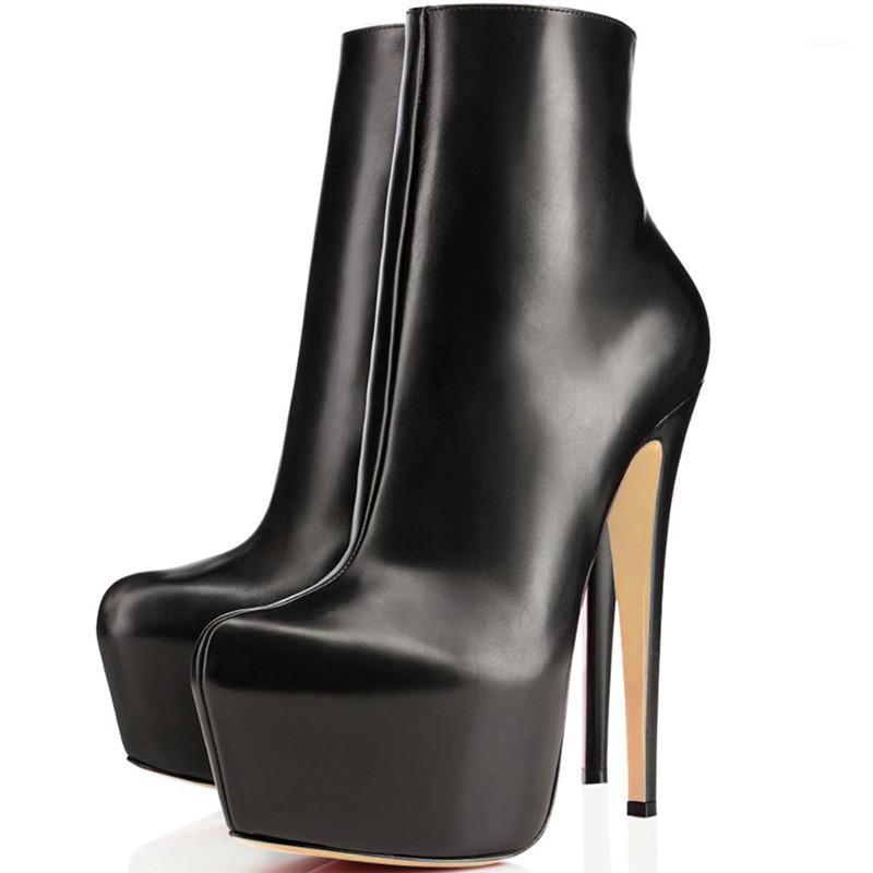 GOOFLORON NEW Women's Handcrafted Rounded 16CM black color Toe Side Zipper Slim Fashion Ankle Boots1
GOOFLORON NEW Women's Handcrafted Rounded 16CM black color Toe Side Zipper Slim Fashion Ankle Boots1