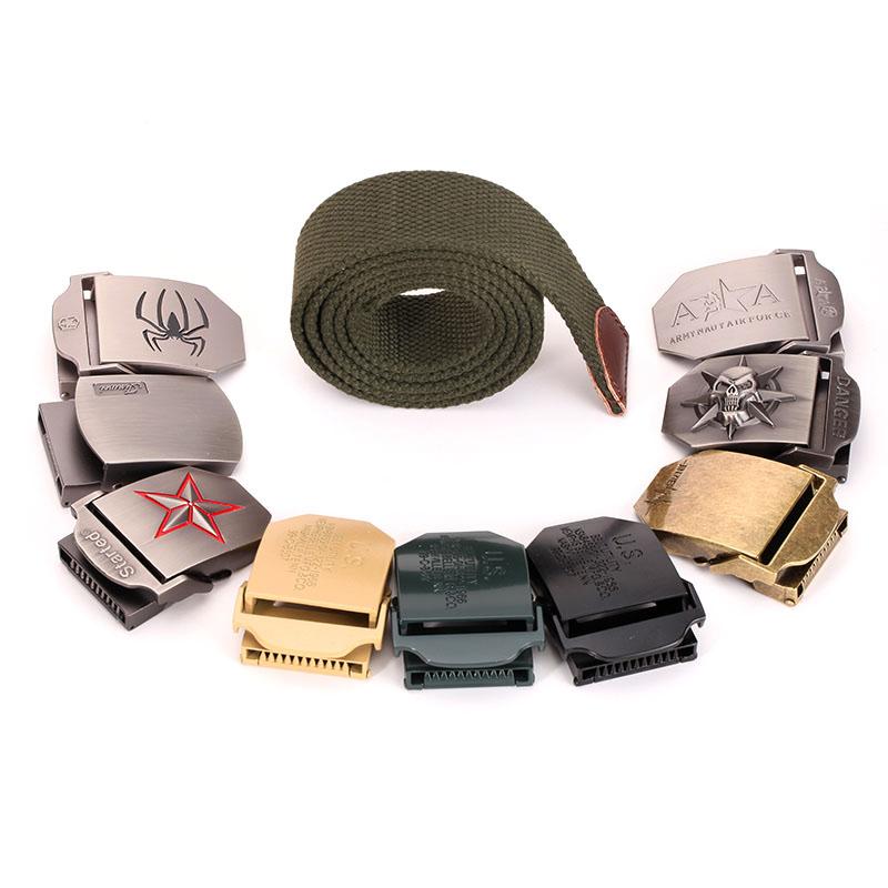 DIY Men belt Canvas belts Long strap & Alloy buckle Skull Animal Letter Casual style Jeans accessories Metal buckle White belt, Black
DIY Men belt Canvas belts Long strap & Alloy buckle Skull Animal Letter Casual style Jeans accessories Metal buckle White belt, Black