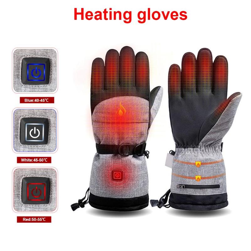 Electric Heated Gloves Battery Box Heated Gloves Sport Temperature Control For Skiing Hiking Climbing Winter Driving Cold Weath, Grey
Electric Heated Gloves Battery Box Heated Gloves Sport Temperature Control For Skiing Hiking Climbing Winter Driving Cold Weath, Grey