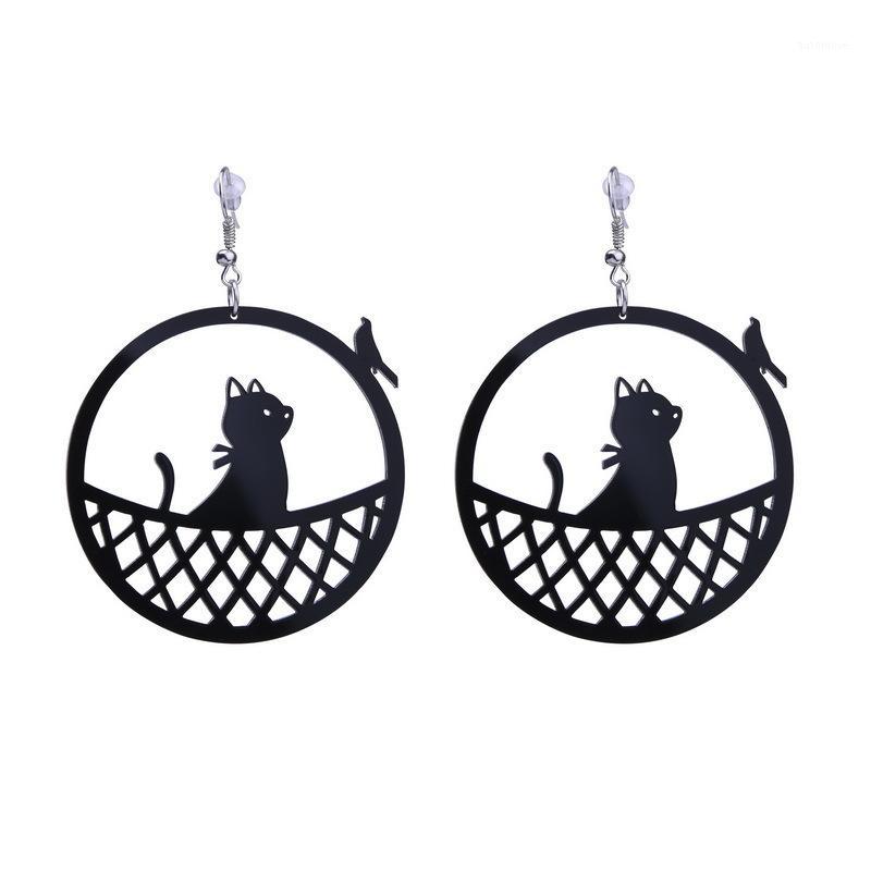Vintage Round Basket Cute Kittens Earrings For Girl Women Fashion Geometric Black Acrylic Earrings 2020 Trendy Jewelry E190301
Vintage Round Basket Cute Kittens Earrings For Girl Women Fashion Geometric Black Acrylic Earrings 2020 Trendy Jewelry E190301