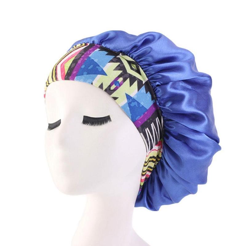 Wide Edge Sleeping Cap Men Women Vintage National Style Elastic Flowers Printed Silk-like Comfortable High Quality, White
Wide Edge Sleeping Cap Men Women Vintage National Style Elastic Flowers Printed Silk-like Comfortable High Quality, White