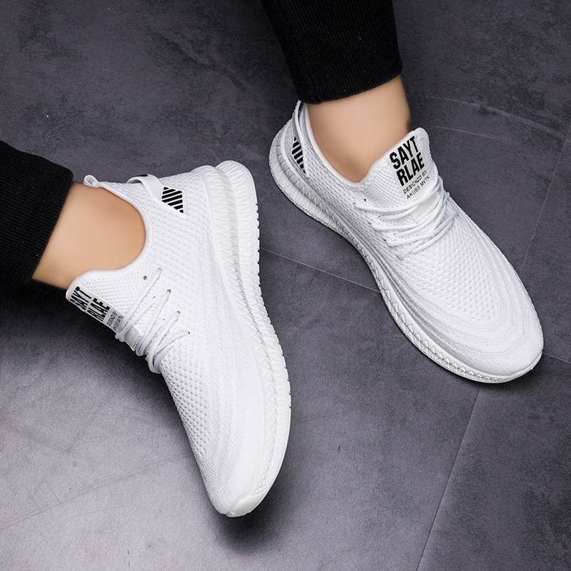 Fashion Fly Woven Shoes Outdoor Breathable Mesh Sneaker Casual Running Men Korean Version Cool Light Sneakers 220811, Black
Fashion Fly Woven Shoes Outdoor Breathable Mesh Sneaker Casual Running Men Korean Version Cool Light Sneakers 220811, Black