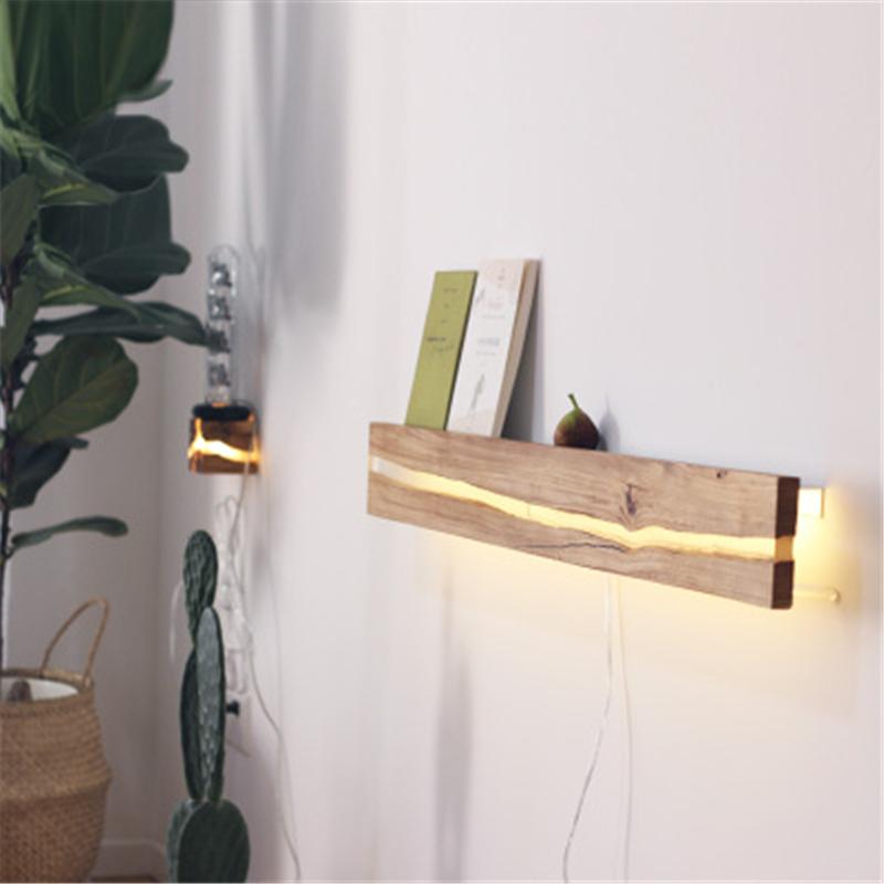 Creative Retro Solid Wood Led Wall Lamp Black Walnut Oak Wood Storage Wall Lamp Sconce
Creative Retro Solid Wood Led Wall Lamp Black Walnut Oak Wood Storage Wall Lamp Sconce