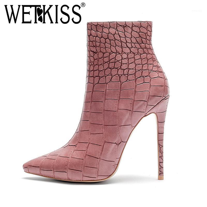 WETKISS Winter Stiletto Heels Women Boots Sexy Pointed Toe Booties Warm Printing Thin Heels Female Shoes High Neck Footwear 20201, Beige
WETKISS Winter Stiletto Heels Women Boots Sexy Pointed Toe Booties Warm Printing Thin Heels Female Shoes High Neck Footwear 20201, Beige