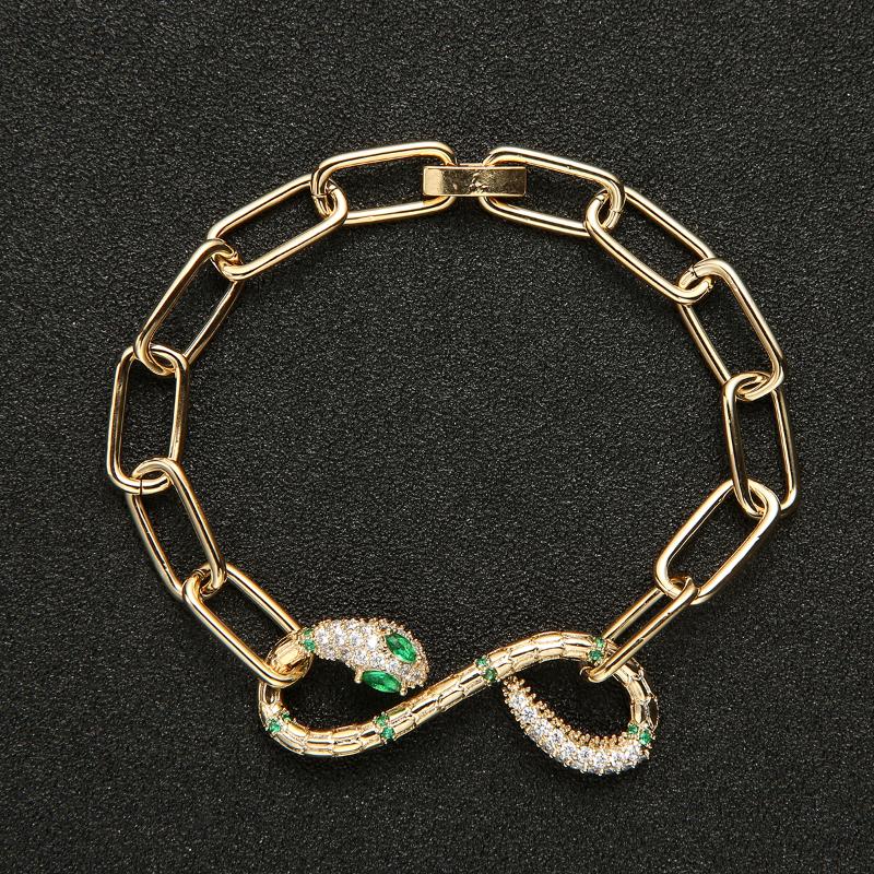Trendy Snake Cuban Link Bracelet Multicolor Stones Tribal Bangle with Cubic Zirconia Paved Women Mana Jewelry s0866
Trendy Snake Cuban Link Bracelet Multicolor Stones Tribal Bangle with Cubic Zirconia Paved Women Mana Jewelry s0866