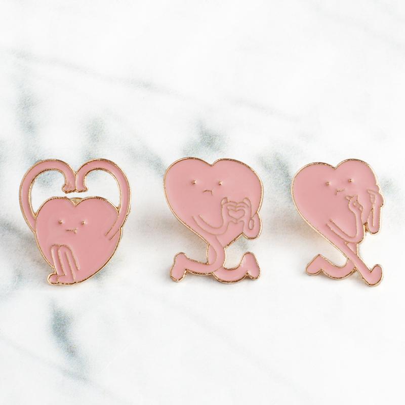 Valentine's Day Anniversaries Girlfriend Gift Pink Cute Korea Brooch Give you my heart Enamel Alloy Lapel Pin For Confession, Gray
Valentine's Day Anniversaries Girlfriend Gift Pink Cute Korea Brooch Give you my heart Enamel Alloy Lapel Pin For Confession, Gray