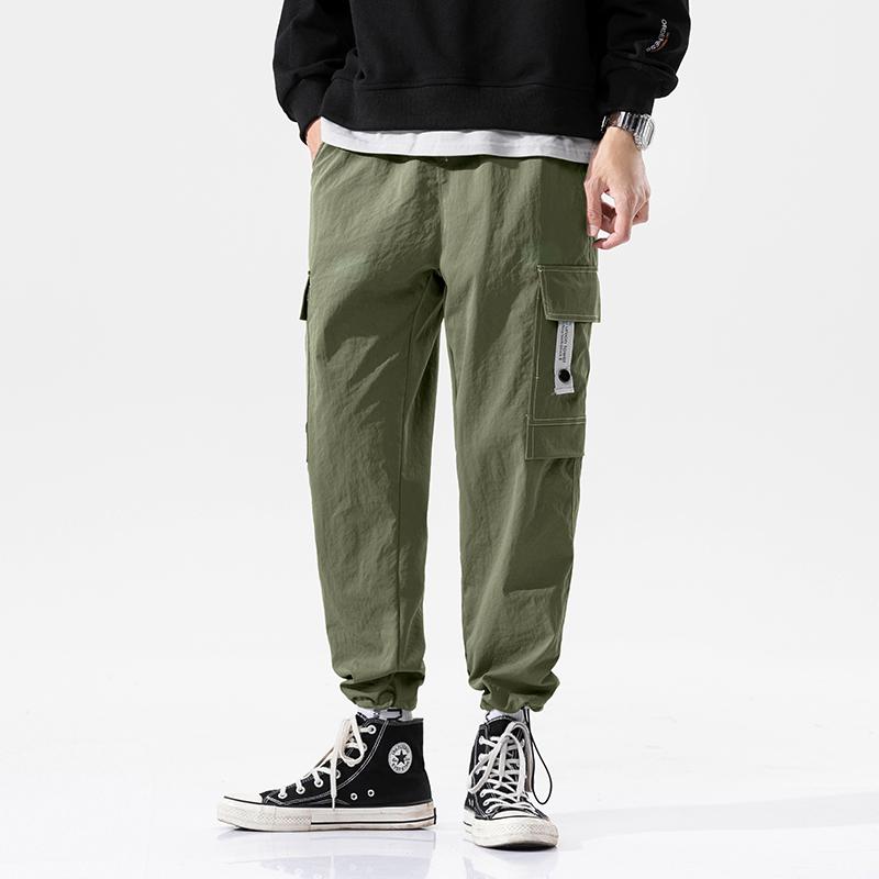 new style overalls men's fashion label autumn trend loose ins legged Capris versatile casual pants, Black
new style overalls men's fashion label autumn trend loose ins legged Capris versatile casual pants, Black