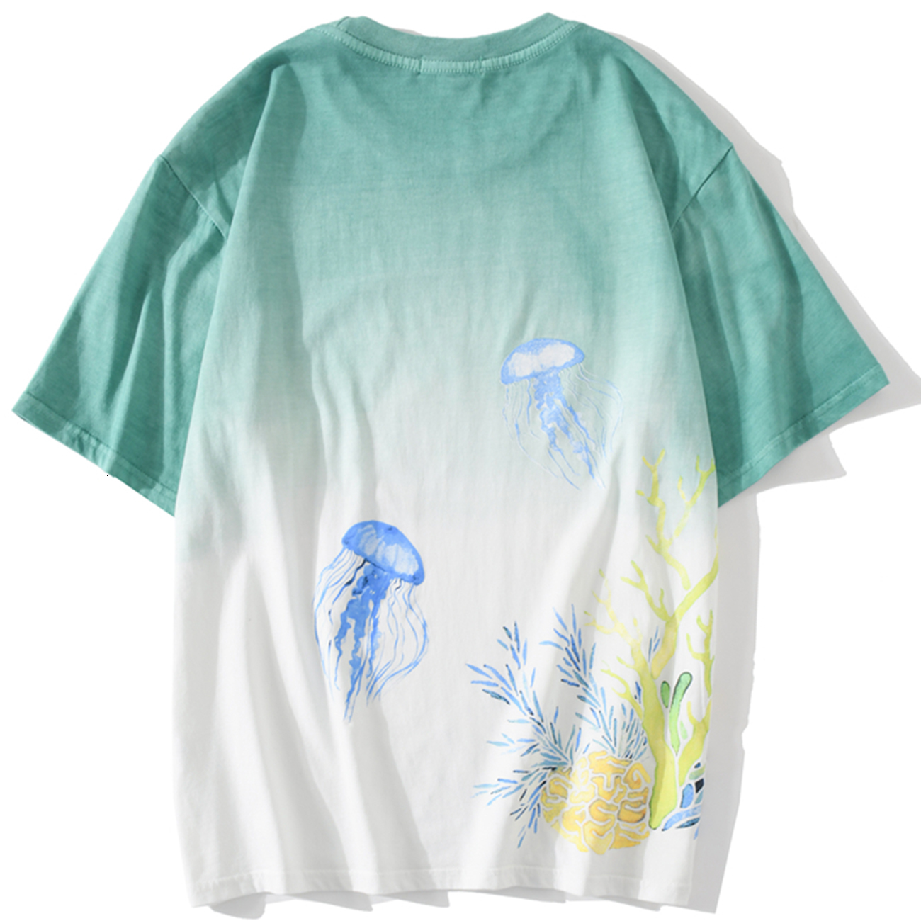 2021 New Aelfric Eden Hip Hop t Shirt Men Jellyfish Seaweed Print Casual Tshirts Streetwear Summer Loose Cotton Short Sleeve Shirts 47nm, Blue
2021 New Aelfric Eden Hip Hop t Shirt Men Jellyfish Seaweed Print Casual Tshirts Streetwear Summer Loose Cotton Short Sleeve Shirts 47nm, Blue