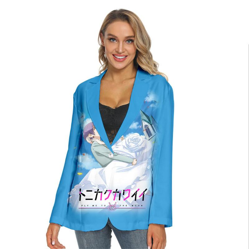 LA CISNE The New Style Is Very Cute 3d Printing Men And Women Casual Spring And Autumn Thin Suit Jacket Customization, White
LA CISNE The New Style Is Very Cute 3d Printing Men And Women Casual Spring And Autumn Thin Suit Jacket Customization, White
