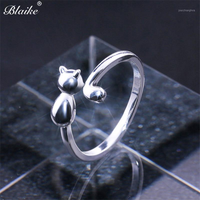 Cluster Rings Blaike Exquisite 925 Sterling Silver Filled Open For Women Cute Cat Designer Ring Party Anniversary Jewelry Gifts, Golden;silver
Cluster Rings Blaike Exquisite 925 Sterling Silver Filled Open For Women Cute Cat Designer Ring Party Anniversary Jewelry Gifts, Golden;silver