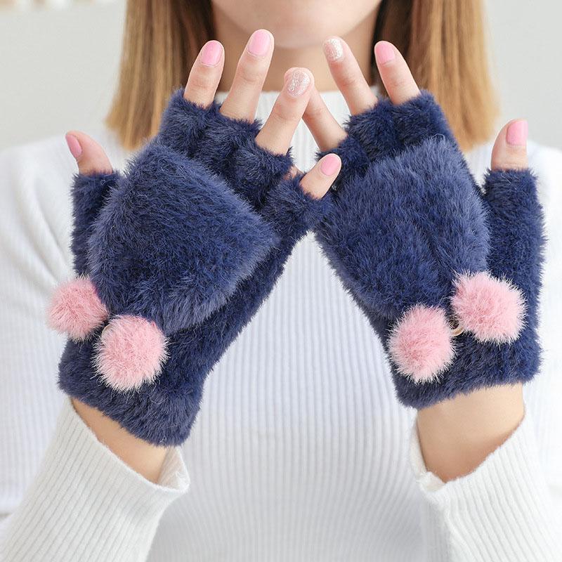 Five Fingers Gloves Women Winter Warmth Flip Cartoon Cute Writing Office Plus Velvet Touch Screen Knitted Woolen L1
Five Fingers Gloves Women Winter Warmth Flip Cartoon Cute Writing Office Plus Velvet Touch Screen Knitted Woolen L1