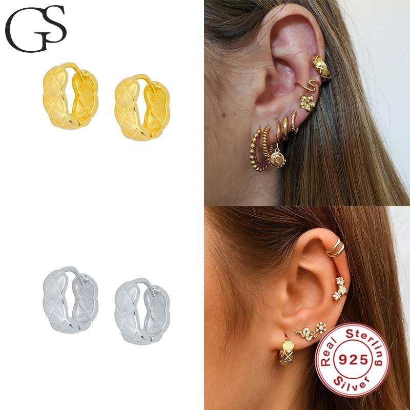 GS Real 925 Silver Hoop Earrings S925 Sterling Plata Piercing Stud Huggie Ear Rings BOHO Showy Exaggerated Women Fine Jewelry
GS Real 925 Silver Hoop Earrings S925 Sterling Plata Piercing Stud Huggie Ear Rings BOHO Showy Exaggerated Women Fine Jewelry