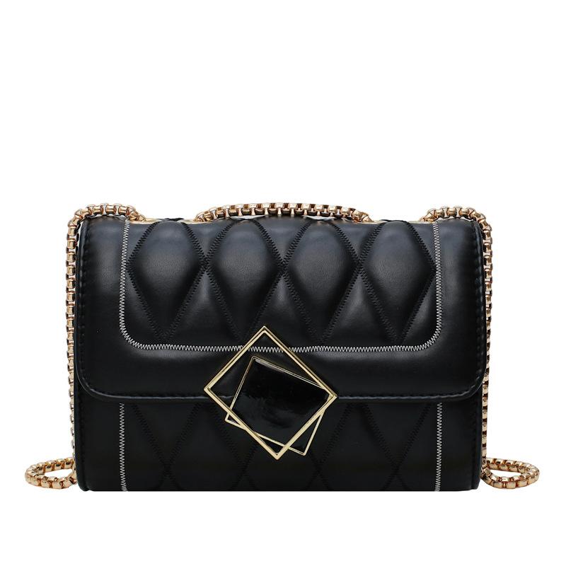 Small PU Leather Crossbody Bags for Women 2021 Fashion Lingge Chain Hand Bag Women's Trending Chain Shoulder Handbags, Black
Small PU Leather Crossbody Bags for Women 2021 Fashion Lingge Chain Hand Bag Women's Trending Chain Shoulder Handbags, Black