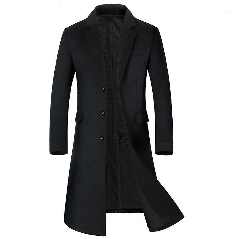 Wool Coat Men Business Woolen Long Coats Fashion Large Code Slim Jacket Below The Knee Men's Overcoat Windbreaker Thick Outwear1, Black
Wool Coat Men Business Woolen Long Coats Fashion Large Code Slim Jacket Below The Knee Men's Overcoat Windbreaker Thick Outwear1, Black