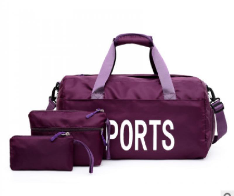 Fitness sports bag ladies men's training letter printing handbag travel tote bag weekend luggage sports gymnastics, Silver
Fitness sports bag ladies men's training letter printing handbag travel tote bag weekend luggage sports gymnastics, Silver