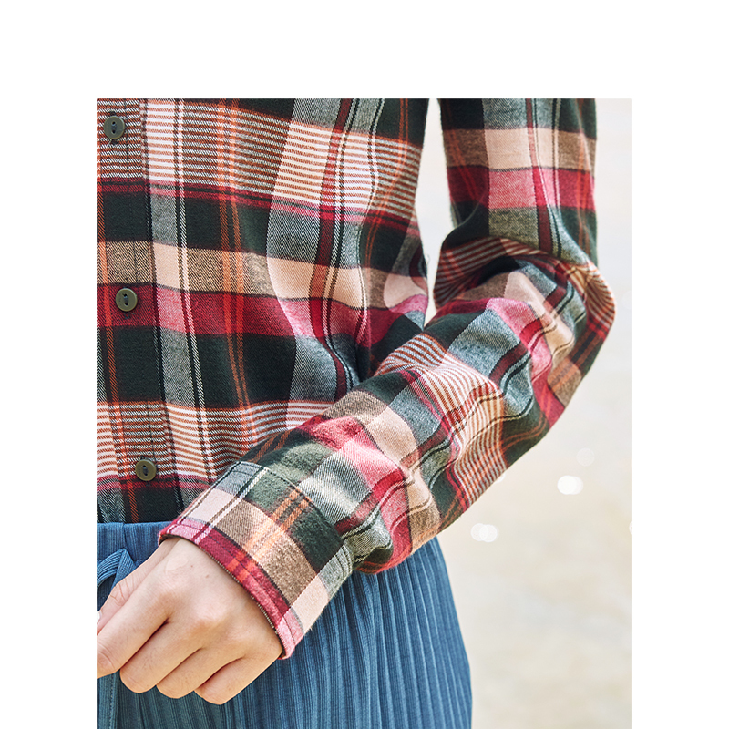 INMAN Spring Autumn Cotton Turn Down Collar Literary All Matched Long Sleeve Women Shirt T200321