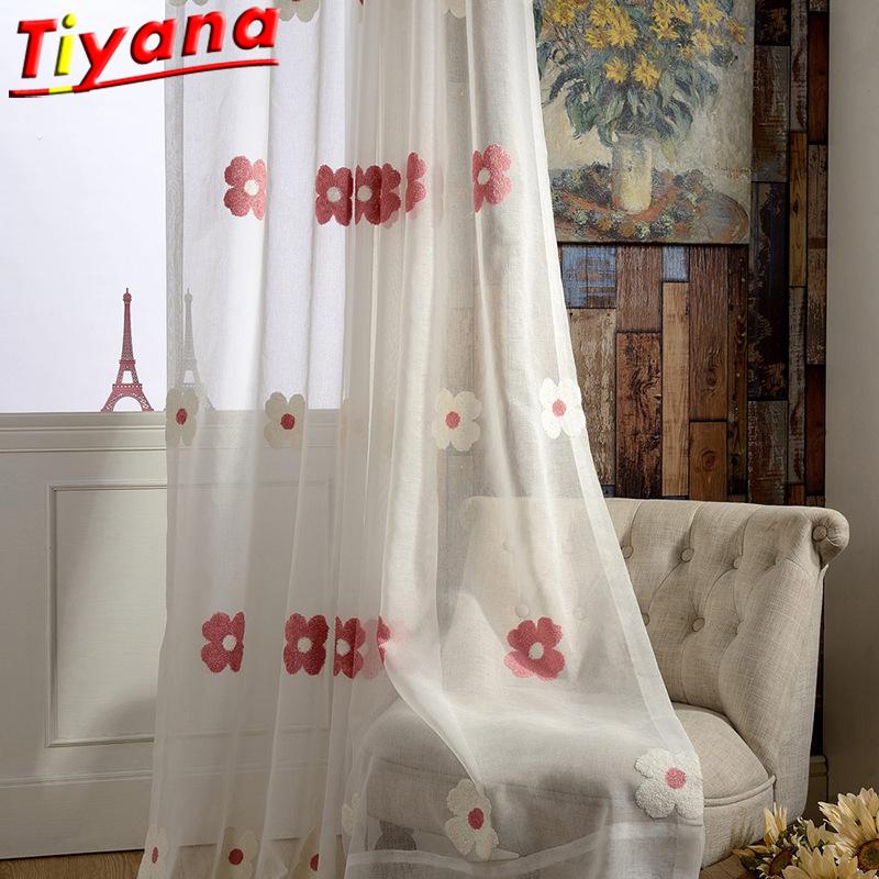 Cute Pink Flowers Embroidered Tulle Curtains for Living Room Blue Flowers Eembroidery White Sheer Tulle for Balcony X-HM433#30, Tulle 01
Cute Pink Flowers Embroidered Tulle Curtains for Living Room Blue Flowers Eembroidery White Sheer Tulle for Balcony X-HM433#30, Tulle 01