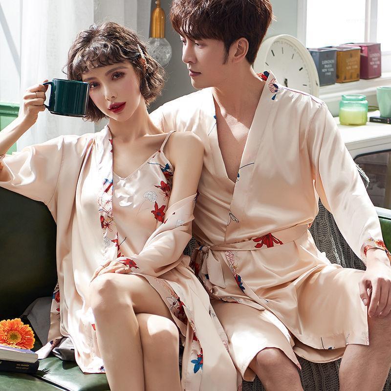 Women Robe & Gown Sets Summer 2020 New Satin Lovers Men Robe Nightwear Couples Home Wear Casual Sleepwear -3XL Dropship1, Men blue
Women Robe & Gown Sets Summer 2020 New Satin Lovers Men Robe Nightwear Couples Home Wear Casual Sleepwear -3XL Dropship1, Men blue