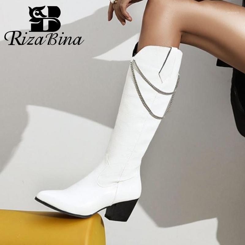RIZABINA Size 34-43 Women Knee Boots Pointed Toe Pu Side Zipper Shoes Metal Chain Winter Boots Fashion Party Footwear1, Black
RIZABINA Size 34-43 Women Knee Boots Pointed Toe Pu Side Zipper Shoes Metal Chain Winter Boots Fashion Party Footwear1, Black