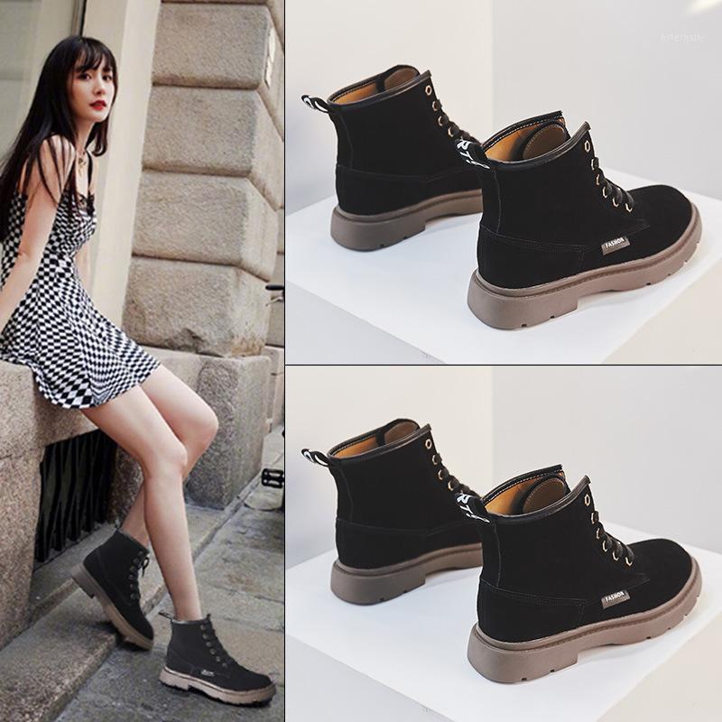 Koovan Lace-up Women's Shoes 2020 Autumn New Short Boots Students Low Heel Women's British Style Single Boots Girls Shoe1, Beige
Koovan Lace-up Women's Shoes 2020 Autumn New Short Boots Students Low Heel Women's British Style Single Boots Girls Shoe1, Beige