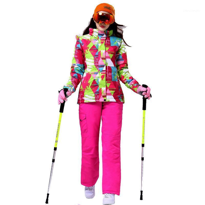 Warm Women' Snow Suit Sets Waterproof Windproof Winter Outdoor Wear Snowboard Clothing Ski Costume Jackets + Strap Pants1, Blue
Warm Women' Snow Suit Sets Waterproof Windproof Winter Outdoor Wear Snowboard Clothing Ski Costume Jackets + Strap Pants1, Blue