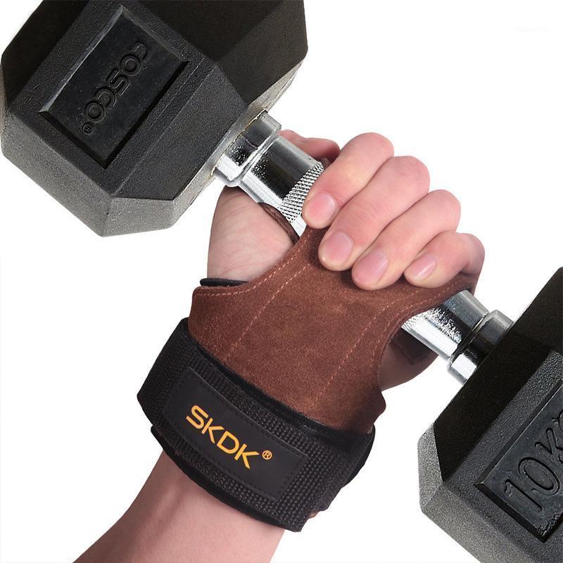 1 PC Fitness Leather Grips Wrist Support Palm Protection Gloves for Pull-up Weight Lifting Horizontal bar Dumbbell1, Brown
1 PC Fitness Leather Grips Wrist Support Palm Protection Gloves for Pull-up Weight Lifting Horizontal bar Dumbbell1, Brown