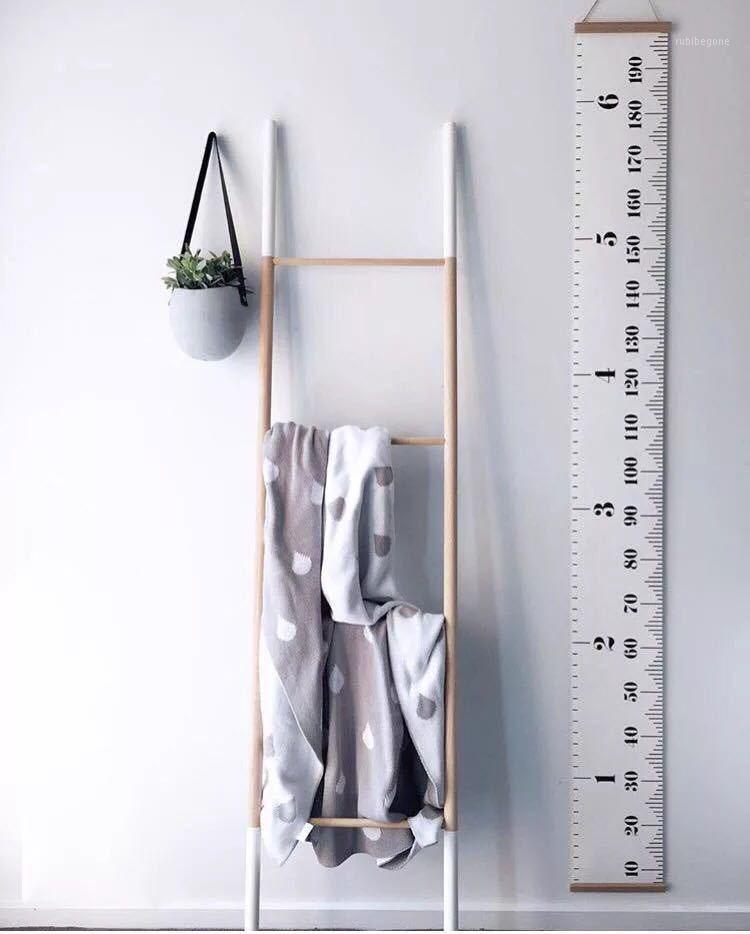 Creative black and white Nordic simple style room decoration painting children's height ruler wall hanging1
Creative black and white Nordic simple style room decoration painting children's height ruler wall hanging1