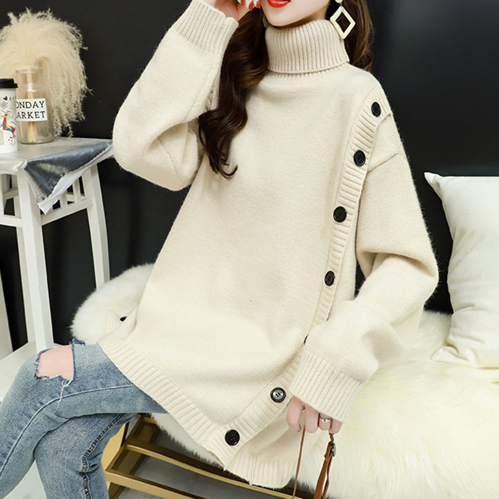 2021 New Sweater Warm Thicken Women Tops Korea Japan Trutle Neck Long Sleeve Button Pullover Jumper Female Sweaters Winter H9J6, Orange
2021 New Sweater Warm Thicken Women Tops Korea Japan Trutle Neck Long Sleeve Button Pullover Jumper Female Sweaters Winter H9J6, Orange