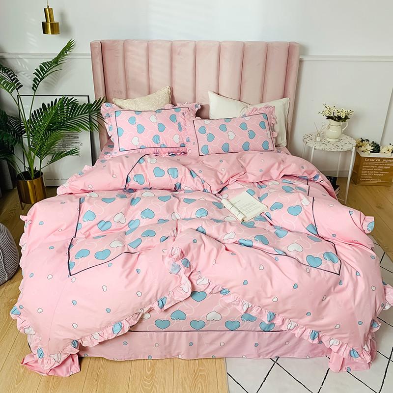 Korean Style Pure Cotton Bed Set Duvet Cover Bed Sheet Pillowcases Strawberry Avocado Fruits Flowers Soft Girls
Korean Style Pure Cotton Bed Set Duvet Cover Bed Sheet Pillowcases Strawberry Avocado Fruits Flowers Soft Girls