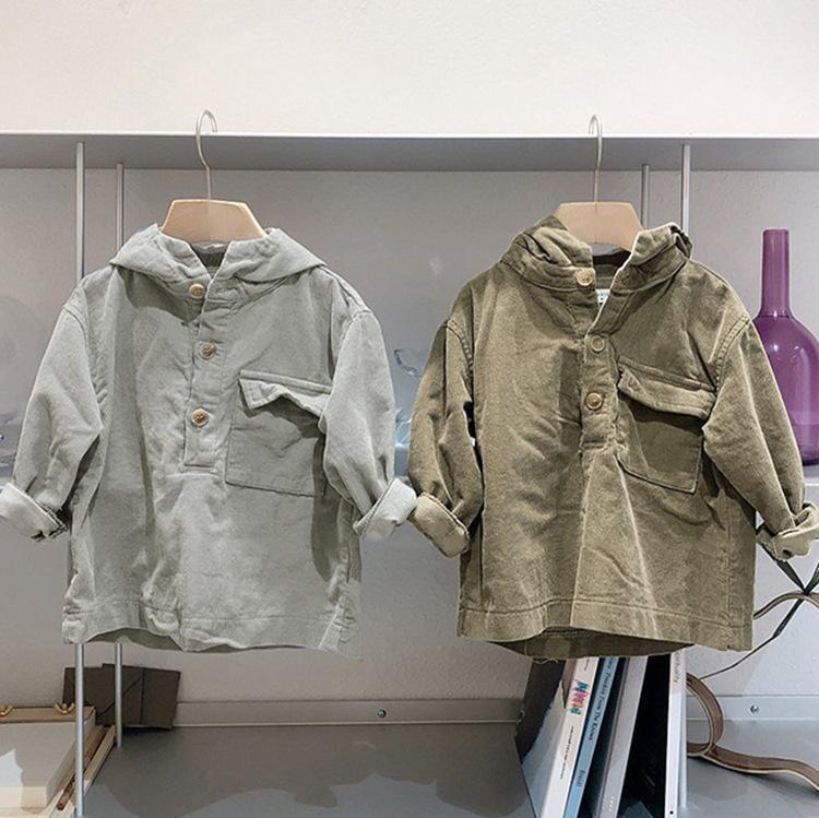 Children's Cordyroy Jacket 2020 Autumn New Baby Boys Fashion Solid Coat Baby Casual Hooded Jacket Toddler Boys Outwear 2-7 Years1, Gray
Children's Cordyroy Jacket 2020 Autumn New Baby Boys Fashion Solid Coat Baby Casual Hooded Jacket Toddler Boys Outwear 2-7 Years1, Gray