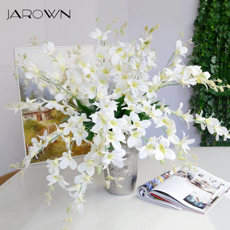JAROWN Artificial Orchid Flowers Branch Silk Cattleya Flower Butterfly Orchid Home Wedding Dining Table Decor Fake Flower, White
JAROWN Artificial Orchid Flowers Branch Silk Cattleya Flower Butterfly Orchid Home Wedding Dining Table Decor Fake Flower, White
