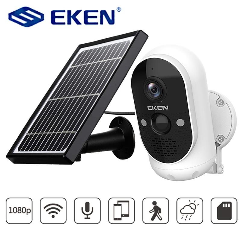 EKEN AStro 1080p Battery Camera with Solar Panel IP65 WIFI Weatherproof Motion Detection Wireless IP Security Camera
EKEN AStro 1080p Battery Camera with Solar Panel IP65 WIFI Weatherproof Motion Detection Wireless IP Security Camera