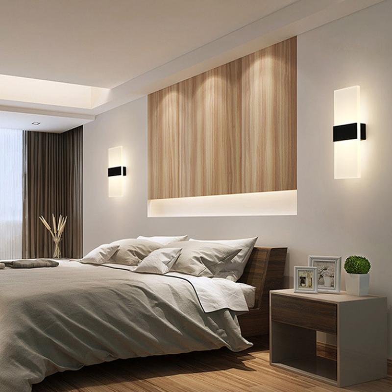 Led Acrylic Wall Lamp AC85-265V White Black Painted Wall Mounted Sconce Light Modern Light for Living Room Bedroom Aisle
Led Acrylic Wall Lamp AC85-265V White Black Painted Wall Mounted Sconce Light Modern Light for Living Room Bedroom Aisle